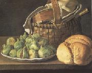 Melendez, Luis Eugenio Still Life with Figs (mk05) painting